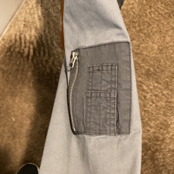 Mens goodfellow and co bomber jacket gray size small - Picture 3 of 4